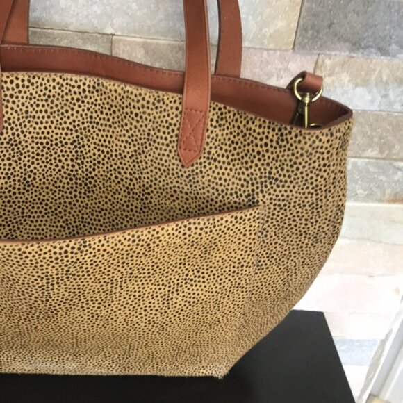 MADEWELL Genuine Calf Hair Med.Transport Tote(1) - Picture 4 of 11